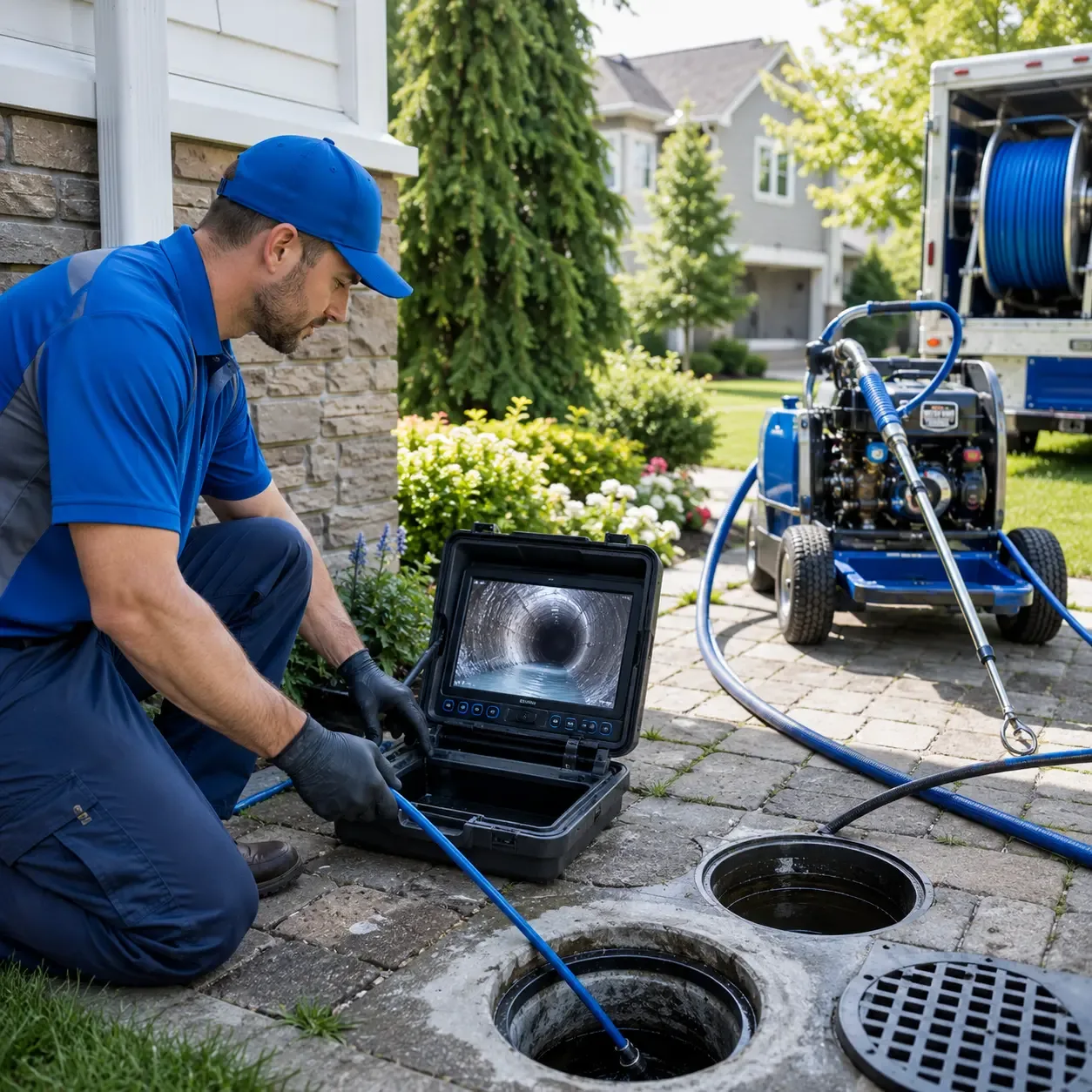Outdoor drain cleaning professionals serving Eakly, OK