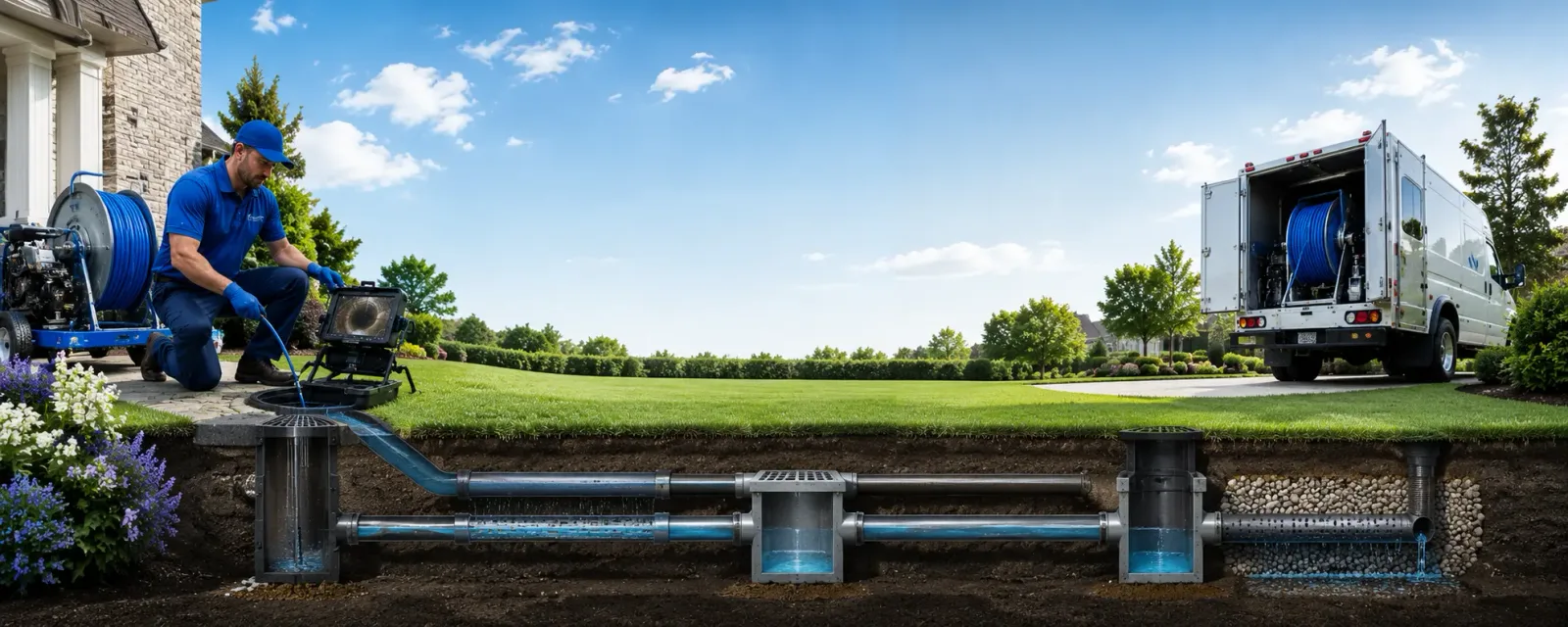 Outdoor drain cleaning information for Eakly, OK